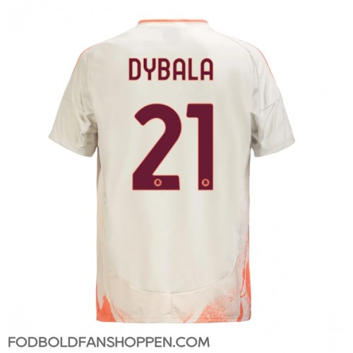 AS Roma Paulo Dybala #21 Udebanetrøje 2024-25 Kortærmet AS Roma Paulo Dybala #21 Udebanetrøje 2024-25 Kortærmet